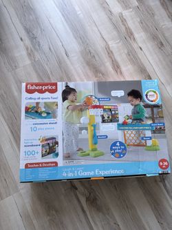 NEW- Fisher-price laugh and learn 4 in 1 game experience