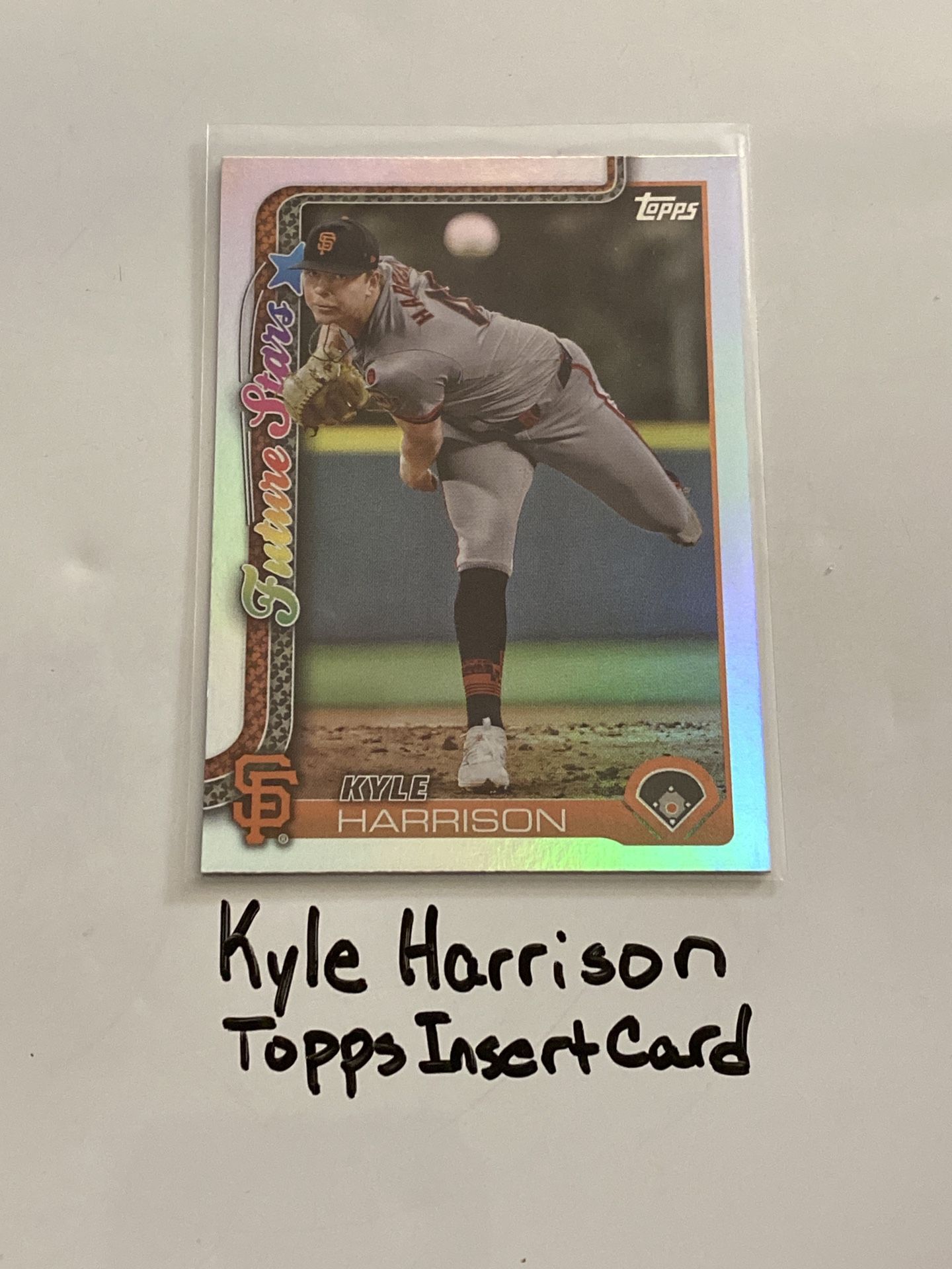 Kyle Harrison Boston Red Sox Pitcher Topps Short Print Insert Card.