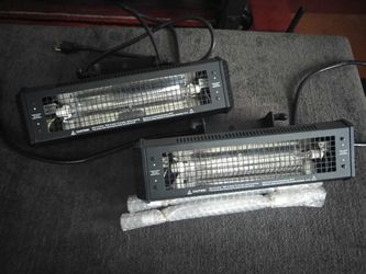 Set of 2 ADJ Mega Flash DMX Strobe Lights. USED WITH 2 Extra Bulbs. $150
