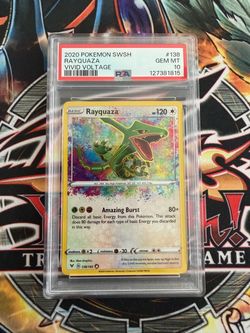 Rayquaza 138/185 Amazing Rare - PSA 10