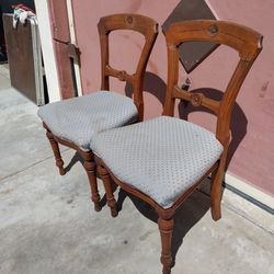 2 VINTAGE PROVINCIAL CHAIRS