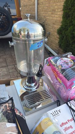 Stainless Steel Beverage Dispenser with Spigot