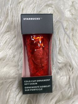 Red Starbucks Keychain cup (small)