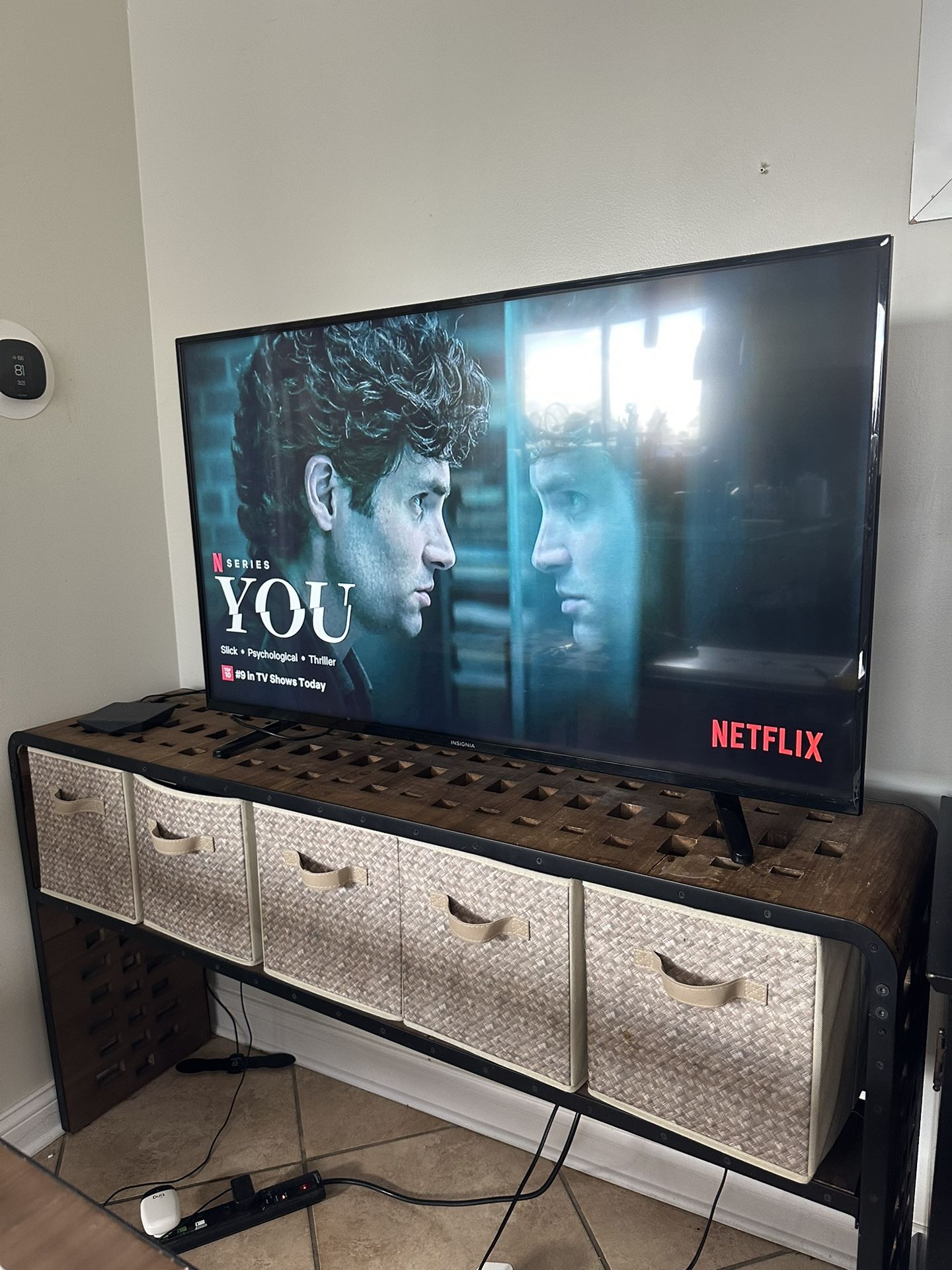 Console TV Table / TV Stand - Natural - Burnham Home Designs