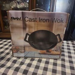 Cast Iron Wok