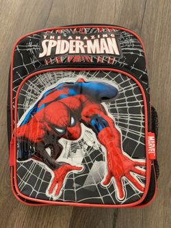Brand new small Spider-Man backpack with water bottle