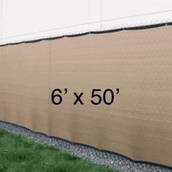 6x50 Privacy Fence Wind Screen