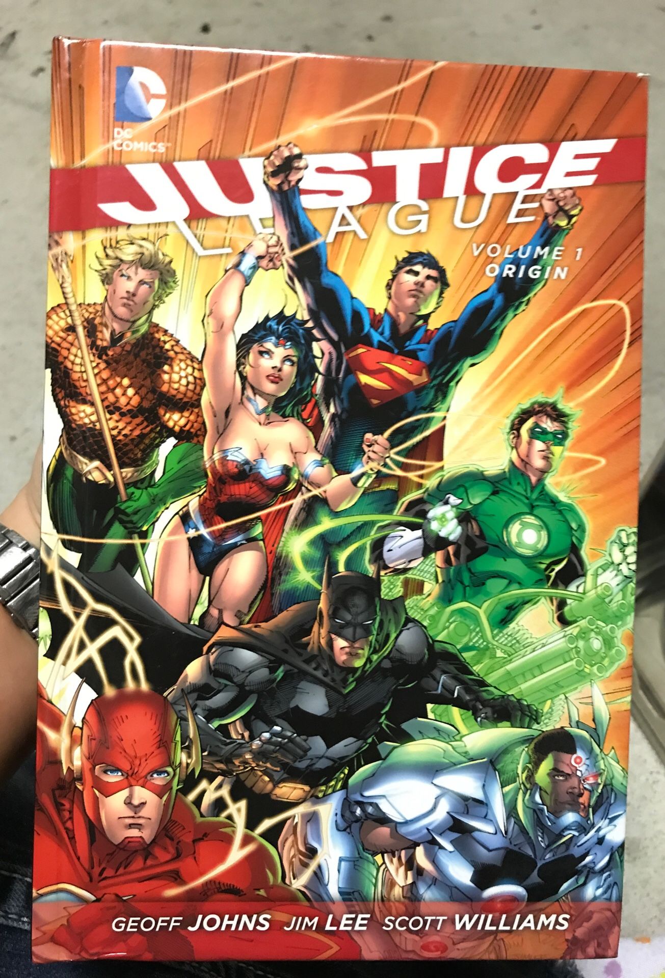 Justice League Origin Graphic Novel & Justice League WAR BLU-RAY & DVD