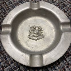   Vtg. 1950's Ford Motor Co ashtray aluminum Cleveland Ohio foundry Plant