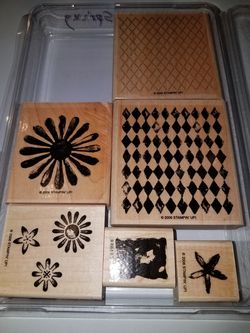 Looks like spring rubber stamp set
