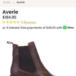 Brand new Size 37 leather ankle booties