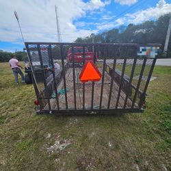 Open Heavy Duty Trailer, "2010" 6x12 Pulls Great Strong Trailer Clean Registration In Hand ✋️ READ Description FIRST, LEA PRIMERO. 