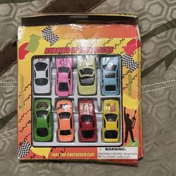 Vintage Stock Car Racers Toy Set