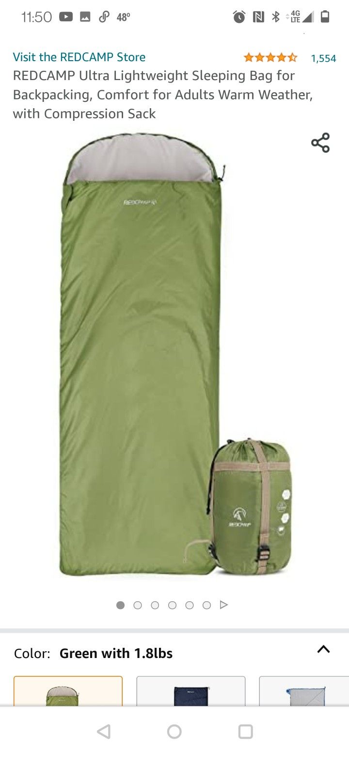 Red Camp Sleeping Bag