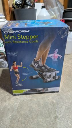 Mini Stair Stepper with Resistance Bands for Exercise