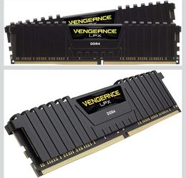 Memory CORSAIR VENGEANCE LPX DDR4 RAM 16GB (2x8GB) 3000MHz CL15-17-17-35