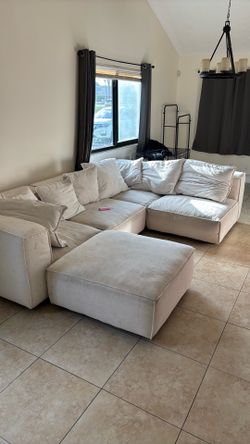 5-piece modular sectional couch