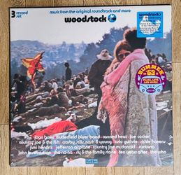 Woodstock 3LP Vinyl Record 180gram Box Set - New Sealed