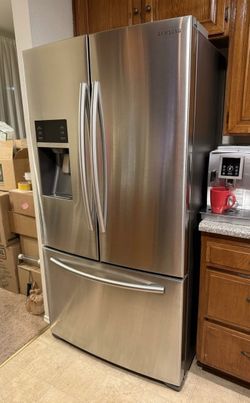Samsung stainless steel counter depth 27 cu. ft. refrigerator 27’’ deep
