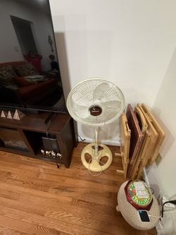 Fan And 6 Snack Trays