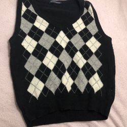Brandy Melville Checkered Vest