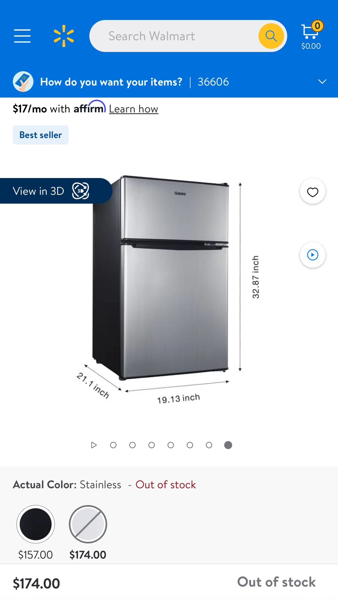 Galanz 3.1 Mini Fridge