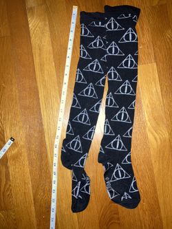 Harry Potter Deathly Hallows Knee-High Socks