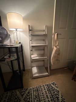 Gray folding bookshelf