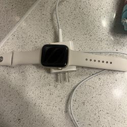 Apple Watch with charger