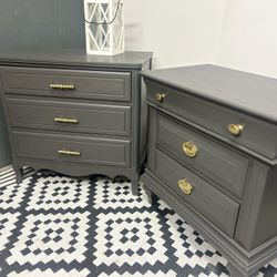 Refurbished Night Stand Set