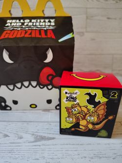 McDonald's ( Keroppi King Ghidorah) Trade for Hello Kitty Godzilla