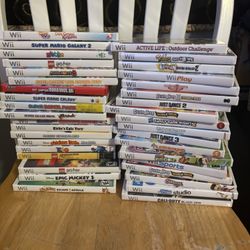 40 Nintendo Wii Games For Sale, Individual Individually Or Make A Bundle