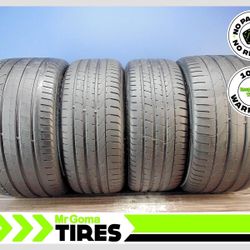 SET OF 4 PIRELLI P ZERO N0 305/30ZR20 & 245/35R20  USED TIRES 6.9/32 * INSTALLATION INCLUDED *