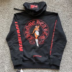 chrome hearts hoodie and long sleeves