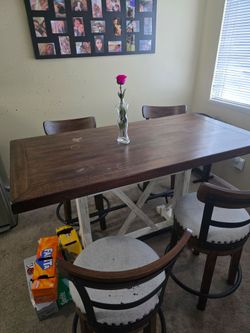 Dining table with 4 chairs