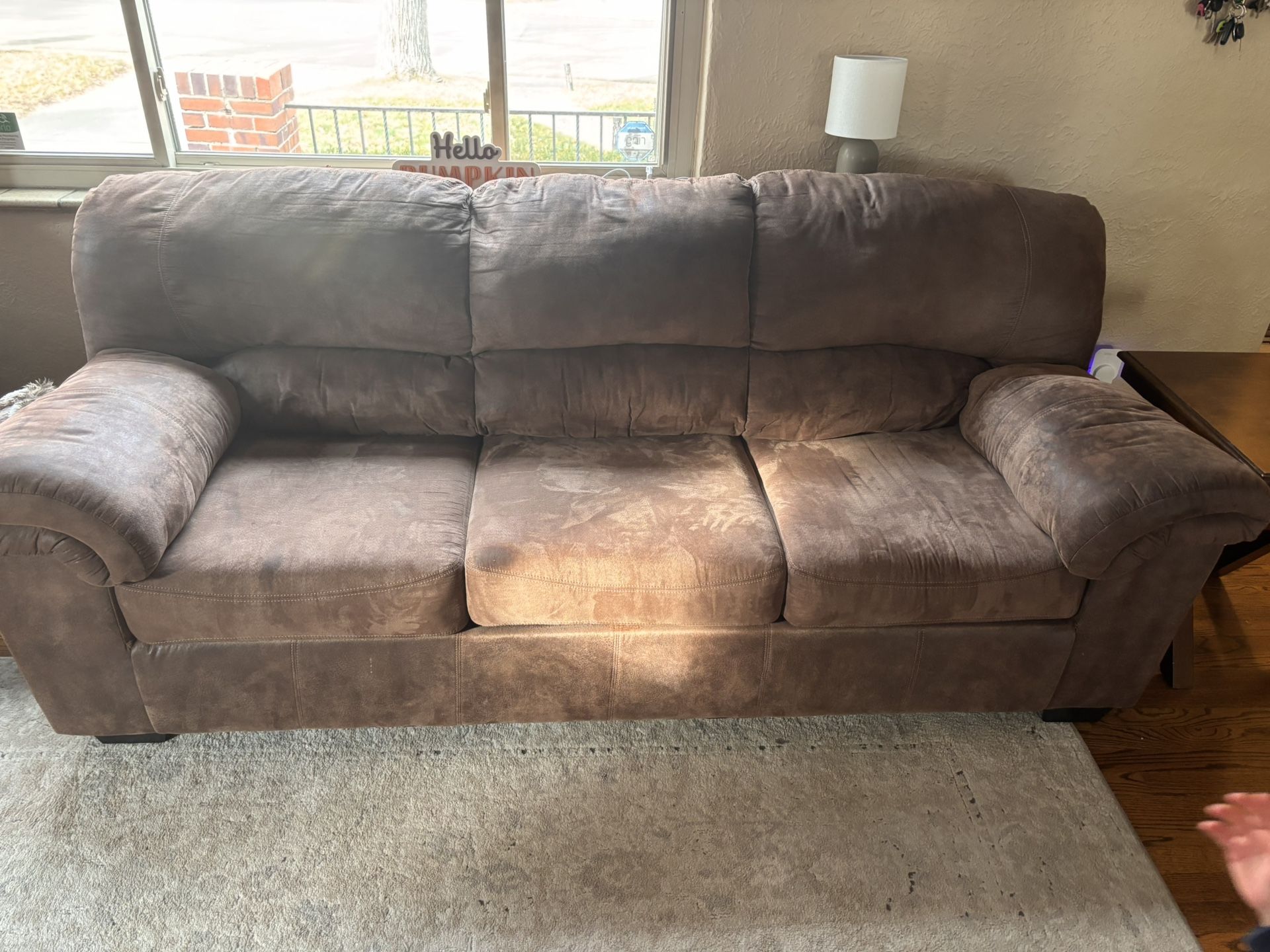 *Must Go Today* $100 OBO Couch, Recliner, End Table