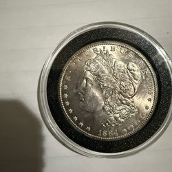 1884 Carson City, Morgan Dollar Ms 64-Rare Coin