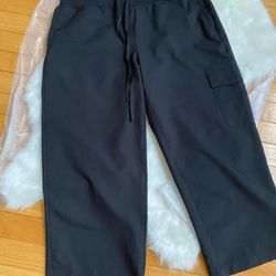 NY&Co Sport Black Polyester Casual Pants Size S