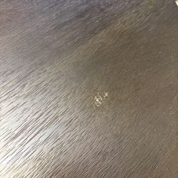 Circle wood table with 4 chairs