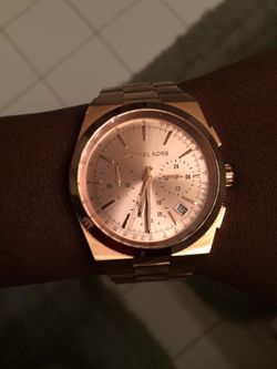 Gold mk watch
