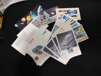 Stamp Collection Space Theme FDC/FDI Lot