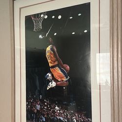 Kobe Poster Framed 