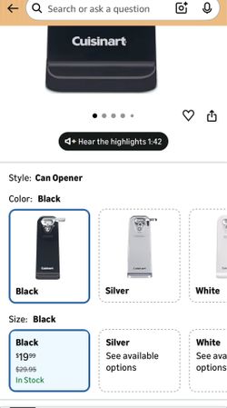 Cuisinart Can opener