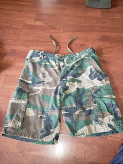 Men's Regular 31in-35in Waist Camouflage Cargo Shorts