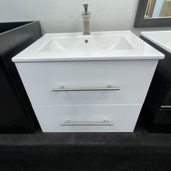 New 24” Bathroom Vanity-Floating