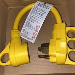 50 Amp to 30 Amp RV Adapter 18", Heavy Duty RV Electrical Plug