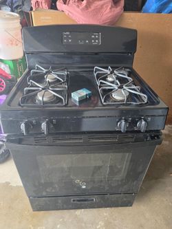 GE Black Gas Range Stove