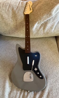 Rock Band 4 Fender Jaguar Microsoft Xbox One Guitar Controller Gray Untested