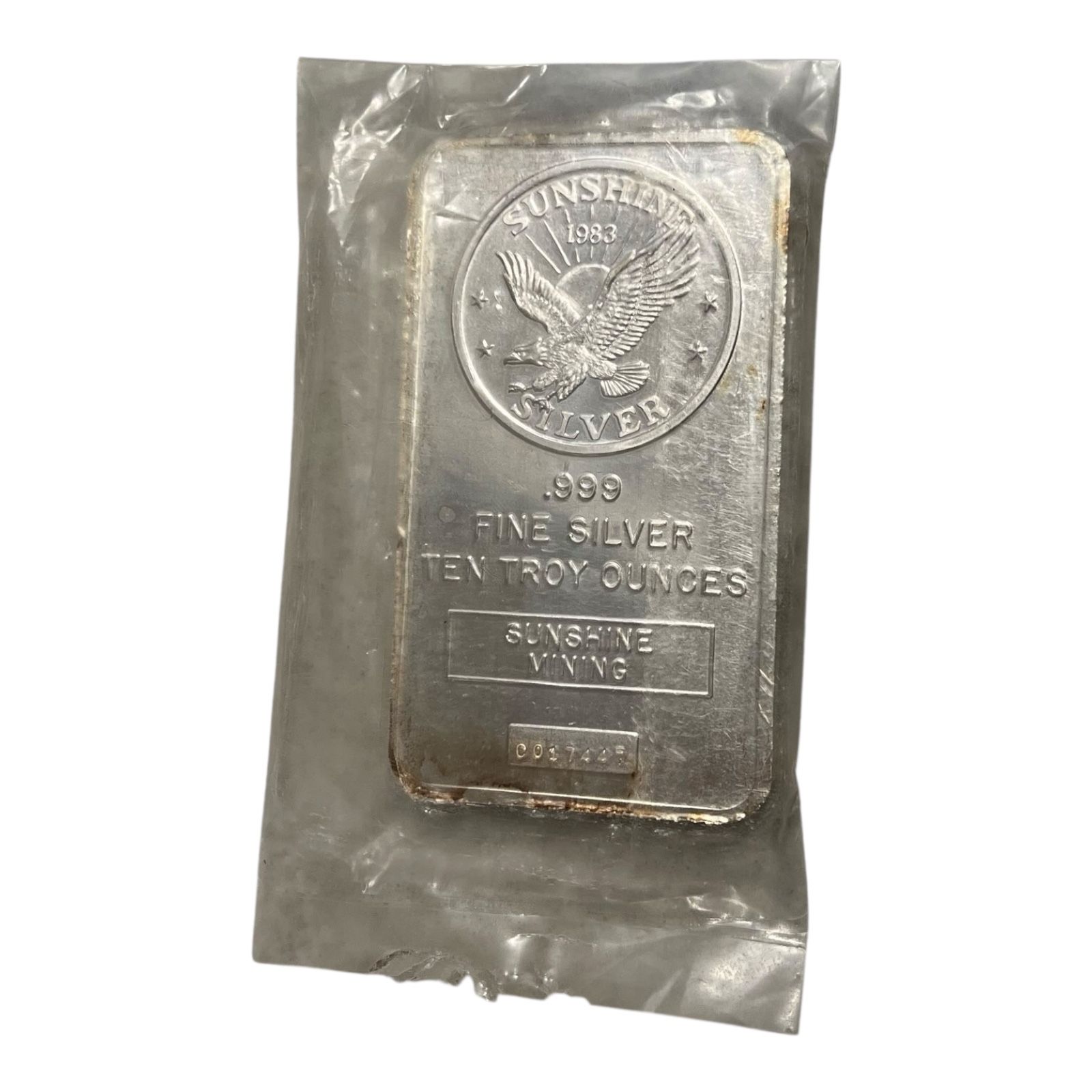 10oz Silver Bar From Sunshine Mining - Vintage And Sealed