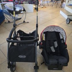 Baby Stroller And Car Seat 